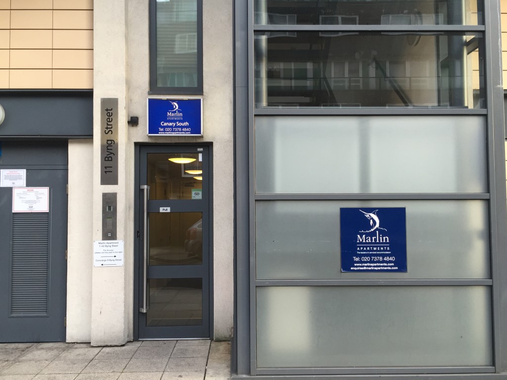 Marlin Canary Wharf - Entrance